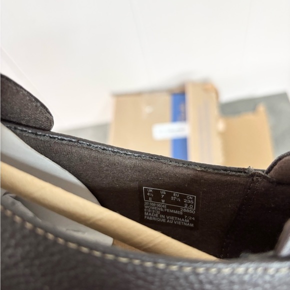 Clark’s Engla Cora Poppy leather brown women’s shoes size 7 wide - Picture 7 of 7